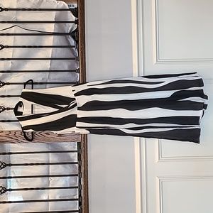 Black and white zebra print jumper by Akira